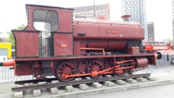 Robert The Train outside Stratford Station London Wallpaper