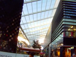Dramatic Roof of Stratford Shopping Centre London Wallpaper