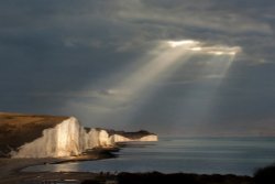 Spotlights over the Seven Sisters