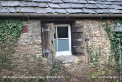Old Cottage Window Shutters, Easton Grey, Wiltshire 2015 Wallpaper