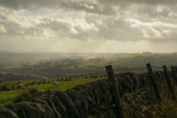 Approaching Squall, The Roaches, Staffordshire Moorlands Wallpaper