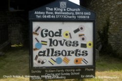 Church Notice Board !! Malmesbury, Wiltshire 2013 Wallpaper