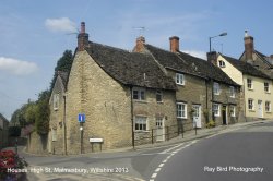 Houses, High St, Malmesbury, Wiltshire 2013 Wallpaper