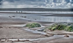 Low Tide At Woolacombe Wallpaper