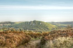 Chrome Hill from above Hollinsclough, Peak District National Park, Derbyshire