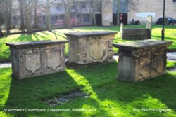 Old Tombs, St Andrews Churchyard, Chippenham, Wiltshire 2014 Wallpaper