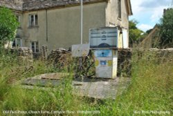 Old Farm Fuel Pump, Littleton Drew, Wiltshire 2015 Wallpaper