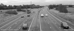 M4 Motorway, nr Littleton Drew, Wiltshire 2011 Wallpaper