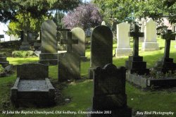 Headstones, St John the Baptist Churchyard, Old Sodbury, Gloucestershire 2011