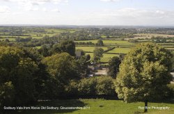 Sodbury Vale from above Old Sodbury, Gloucestershire 2011 Wallpaper