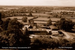 Sodbury Vale from above Old Sodbury, Gloucestershire 2011 Wallpaper