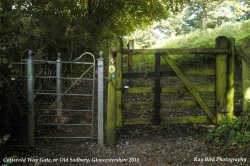 Cotswold Way Gate, Old Sodbury, Gloucestershire 2011 Wallpaper