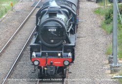 Preserved Ex-LMS Engine no 45212 on Steam Special, Badminton, Gloucestershire 2018 Wallpaper