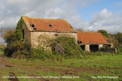 Old Farm Sheds, Commonwood Lane Farm, nr Sherston, Wiltshire 2014 Wallpaper