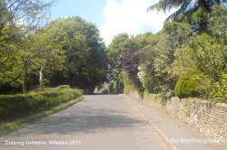 Entering Grittleton, Wiltshire 2013 Wallpaper