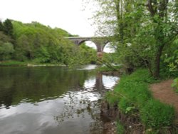 The River Eden at Wetheral Wallpaper
