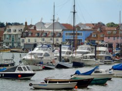 Wells harbour, Norfolk Wallpaper