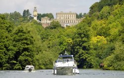Cliveden from the River Thames Wallpaper