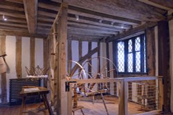 Guildhall in Lavenham, spinning display Wallpaper