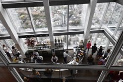 Bar at the top of the Shard Building in London Wallpaper