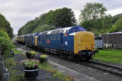 Double headed diesels on Wensleydale Railway Wallpaper
