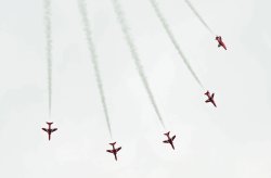 The Red Arrows at Swanage Air Show Wallpaper