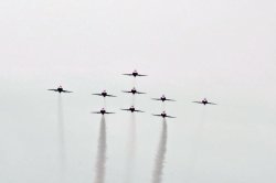 The Red Arrows at Swanage Air Show Wallpaper