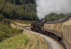 Double heading on the North York Railway Wallpaper