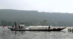 Steam Ship Gondola on Coniston Water Wallpaper