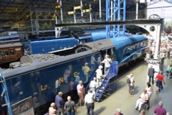 National Railway Museum in York - The Great Gathering of 6 A4 locomotives Wallpaper
