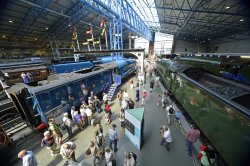 National Railway Museum in York - The Great Gathering of 6 A4 locomotives Wallpaper