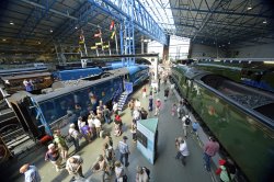 National Railway Museum in York  - The Great Gathering of 6 A4 locomotives Wallpaper