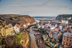 Staithes, North Yorkshire Wallpaper