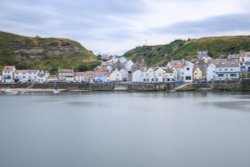 Staithes Harbour Wallpaper