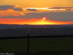 Sunset over Bristol Wallpaper