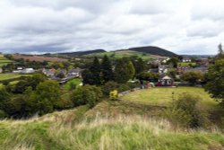 Clun town Wallpaper