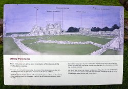Haughmond Abbey Plan Wallpaper