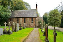 The Chapel in Wetheral Cemetery, Cumbria Wallpaper