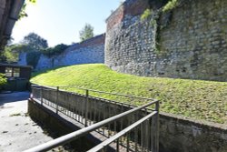 Part of the City Wall in Rochester Wallpaper