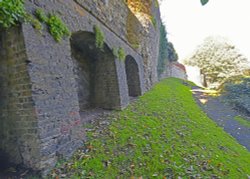 Part of the City Wall in Rochester Wallpaper