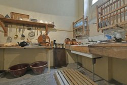 Kitchen at Hinton Ampner House Wallpaper