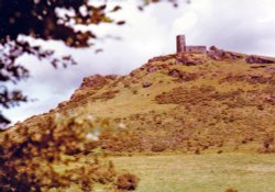 Church of St. Michael de Rupe, Brentor near Tavistock Wallpaper