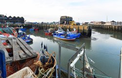 Whitstable Harbour Wallpaper