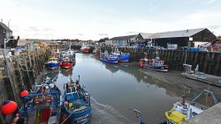 Whitstable Harbour Wallpaper