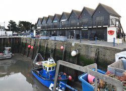 Whitstable Harbour Wallpaper
