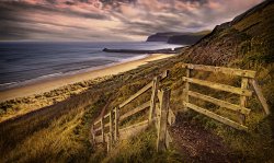 Gateway to Cattersty Sands - Skinningrove Wallpaper