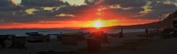 Sundown at Budleigh Salterton Wallpaper