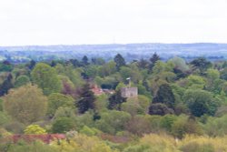View from Dunsden looking south-east Wallpaper