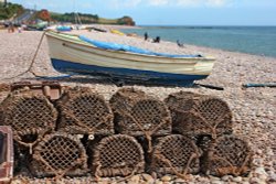 Budleigh crab pots Wallpaper