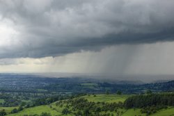 Rain Shower over Leek, Staffordshire Moorlands Wallpaper